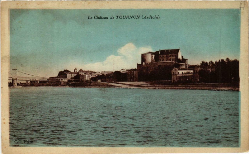 Carte postale ancienne Tournon Le Chateau