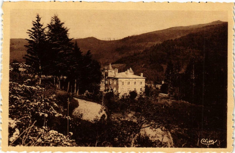 Carte postale ancienne Saint-Pierreville Chateau de Sibleyras à Saint-Pierreville