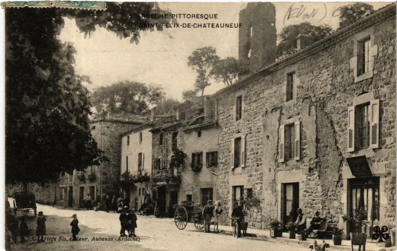Carte postale ancienne Saint-Félix de Chateauneuf