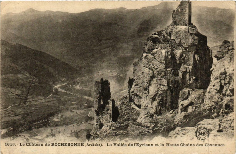 Carte postale ancienne Le Chateau de Rochebonne