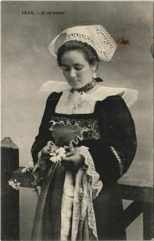 Carte postale ancienne Aime Femme - Type