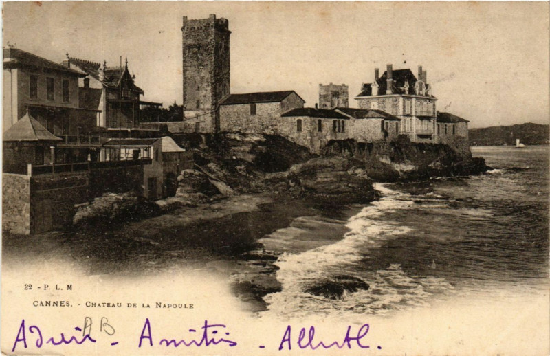 Carte postale ancienne Cannes - Chateau de la Napoule à Cannes