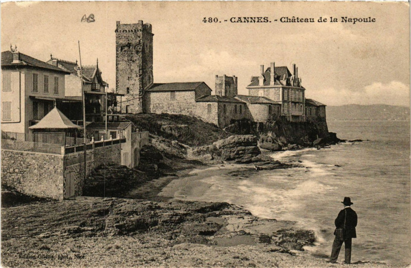 Carte postale ancienne Cannes - Chateau de la Napoule à Cannes