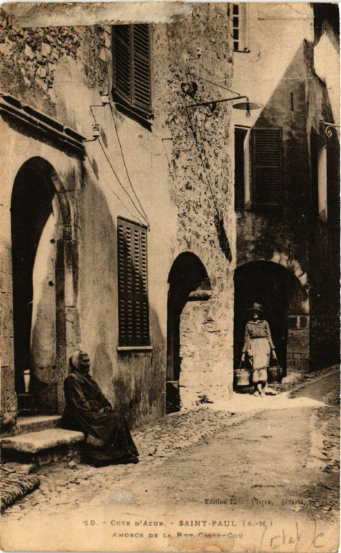 Carte postale ancienne Saint-Paul - Amonc de le Pre-Casse-Cou