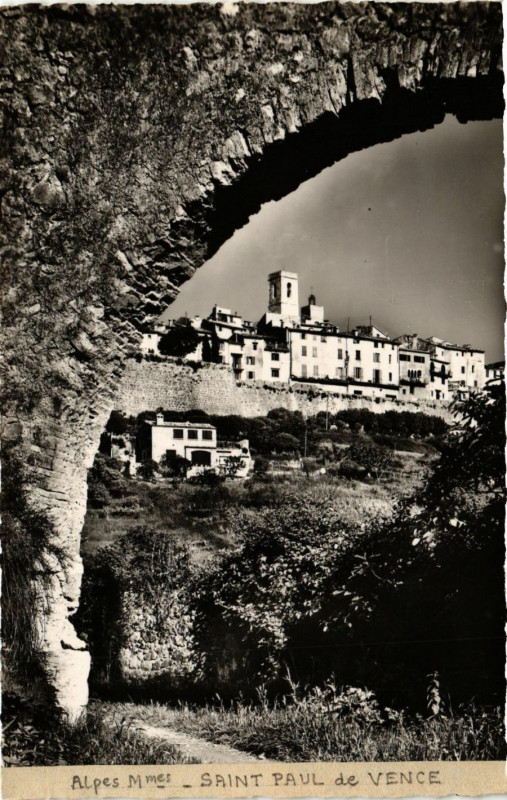 Carte postale ancienne Saint-Paul-de-Vence à Saint-Paul-de-Vence