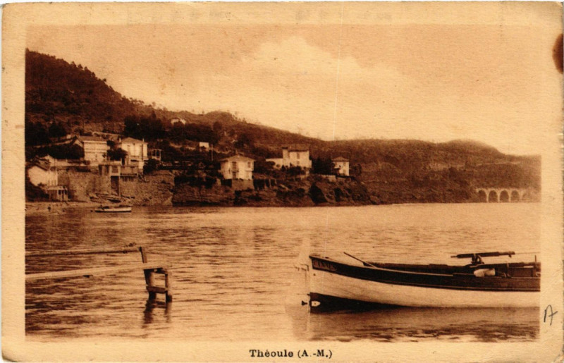 Carte postale ancienne Theoule