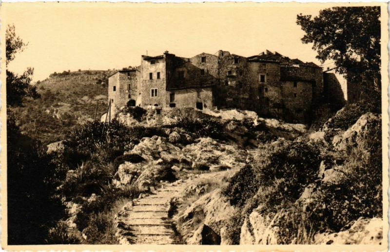 Carte postale ancienne Tourettes et Loup
