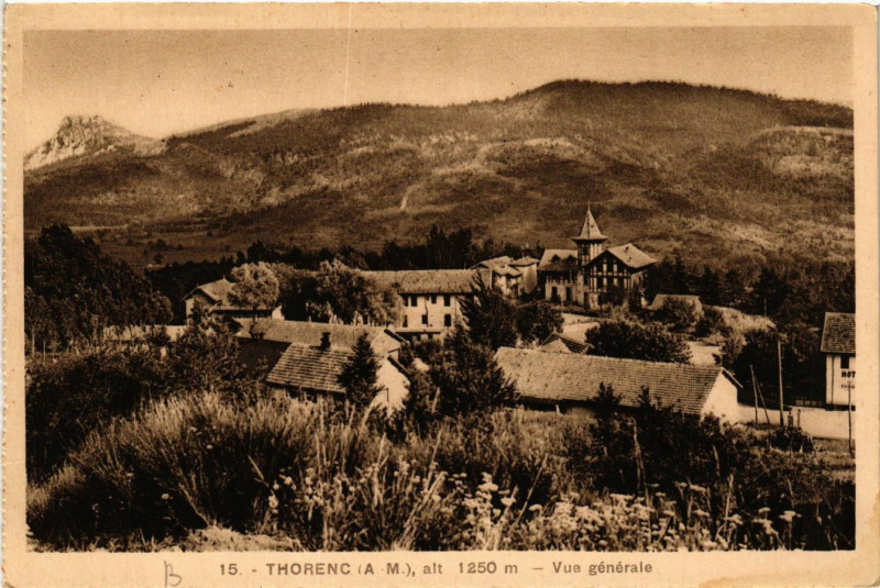 Carte postale ancienne Thorenc - alt 1250 m - Vue générale