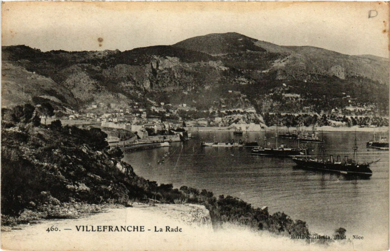Carte postale ancienne Villefranche - La Rade