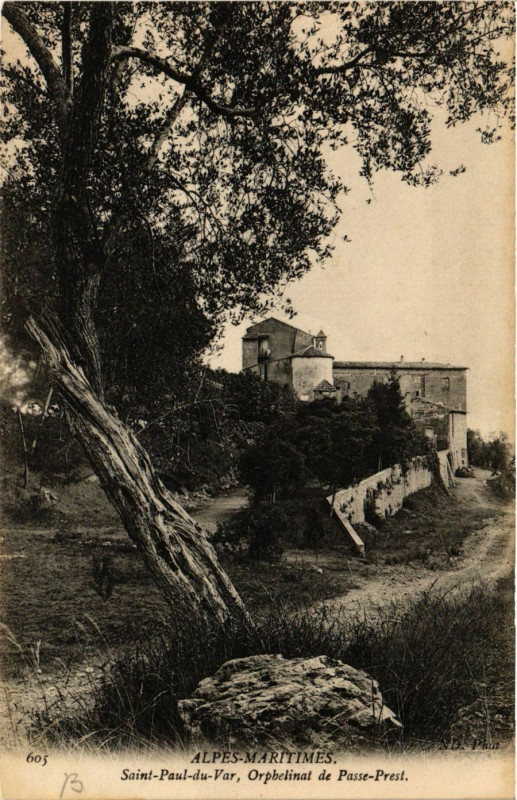Carte postale ancienne Saint-Paul-du-Var Orphelinat de Passe-Prest