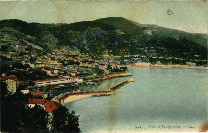 Carte postale ancienne Vue de Villefranche