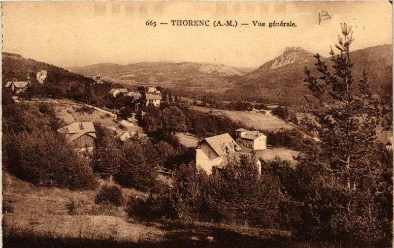 Carte postale ancienne Thorenc - Vue générale