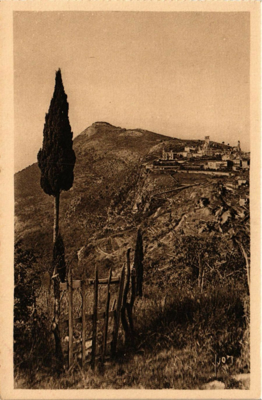 Carte postale ancienne La Turbie à La Turbie