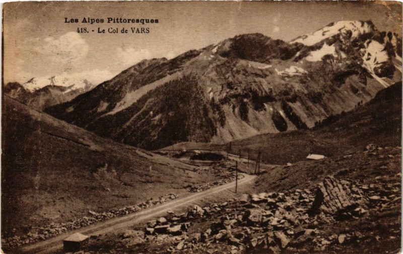 Carte postale ancienne Le Col de Vars
