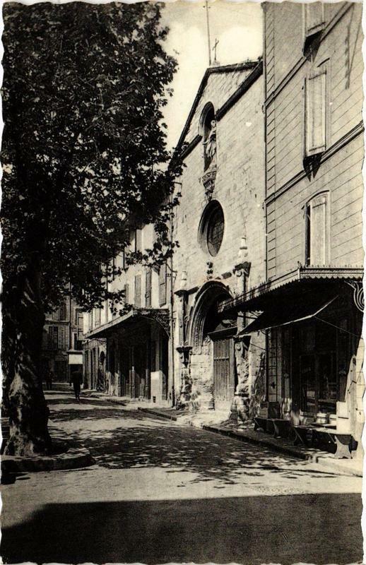 Carte postale ancienne Manosque Eglise N.-D. à Manosque