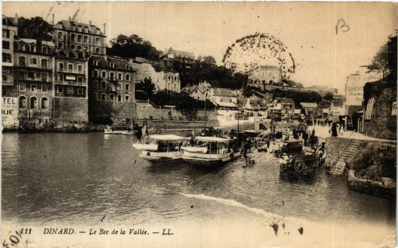 Carte postale ancienne Dinard - Le Bec de la Vallée à Dinard