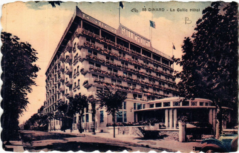 Carte postale ancienne Dinard - Le Gallic Hotel à Dinard