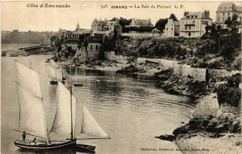 Carte postale ancienne Dinard - La Baie du Pieure à Dinard