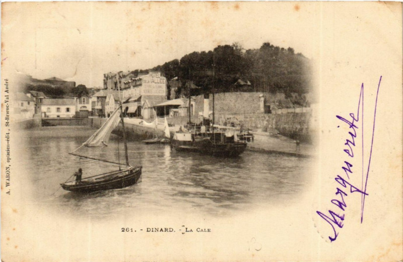 Carte postale ancienne Dinard - La Cale à Dinard
