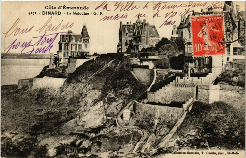 Carte postale ancienne Dinard - La Malouine à Dinard