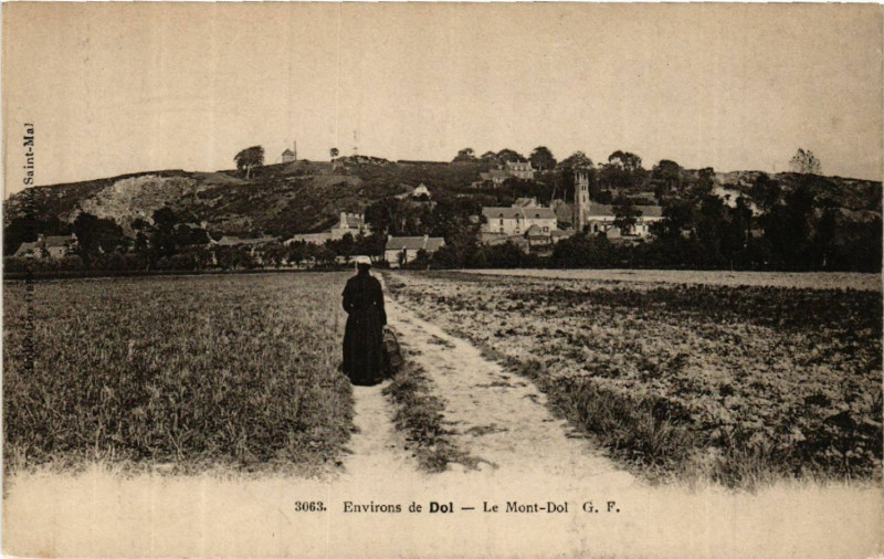 Carte postale ancienne Env. de Dol - Le Mont-Dol à Mont-Dol