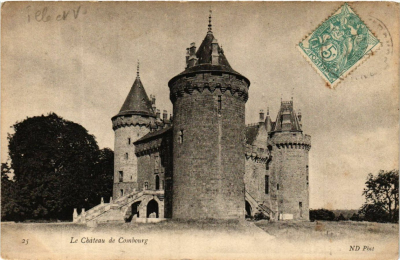 Carte postale ancienne Le Chateau du Combourg à Combourg