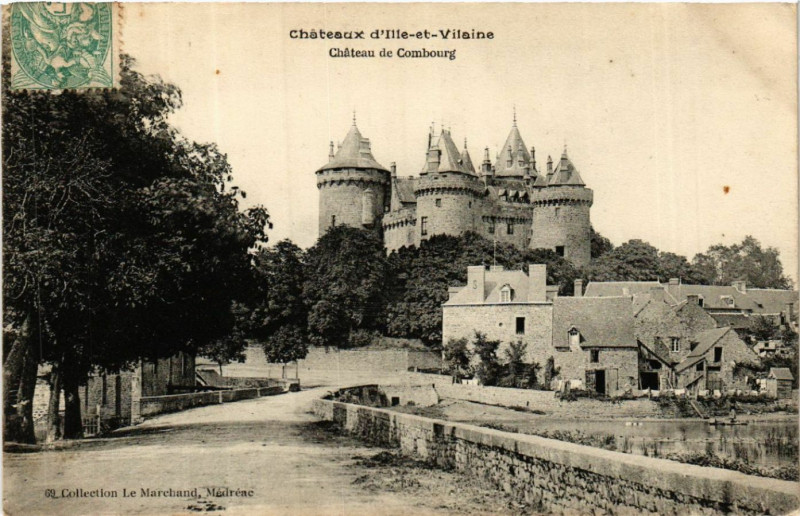 Carte postale ancienne Chateaux d'Ille-et-Vilaine - Chateau de Combourg à Combourg