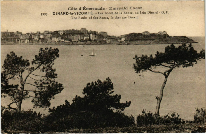 Carte postale ancienne Dinard- La Vicomte,Les Bords de la Rance France à Dinard