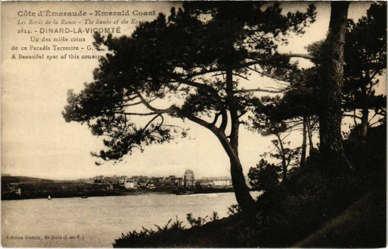 Carte postale ancienne Dinard- Un des mille coins de ce Paradis Terrestre France à Dinard