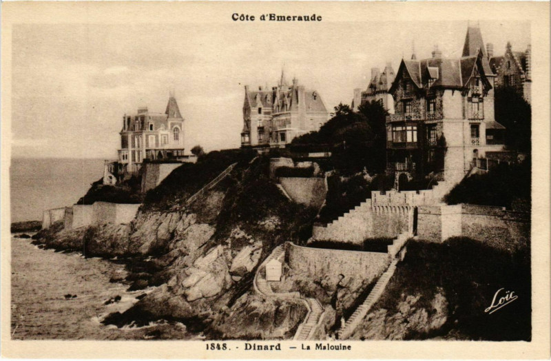 Carte postale ancienne Dinard- La Malouine France à Dinard
