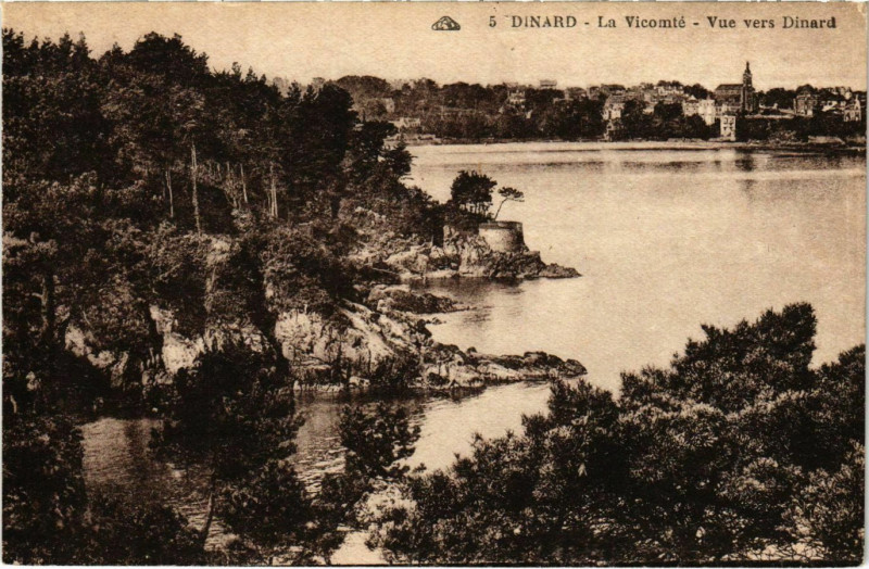 Carte postale ancienne Dinard- La Vicomte France à Dinard