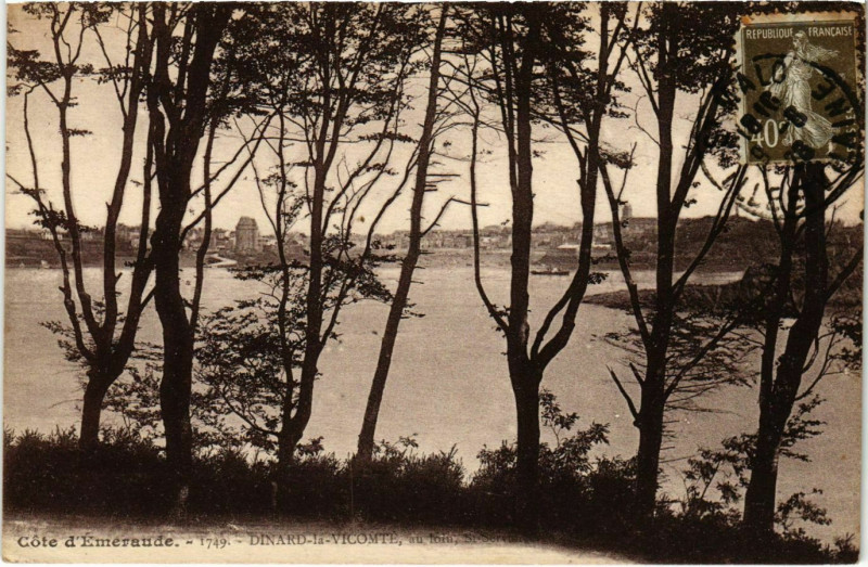 Carte postale ancienne Dinard- Le Vicomte France à Dinard