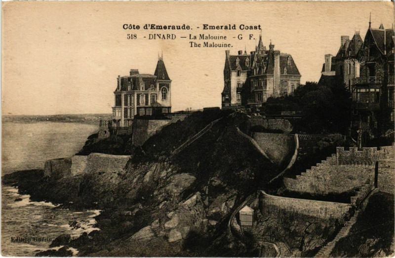 Carte postale ancienne Dinard- La Malouine France à Dinard