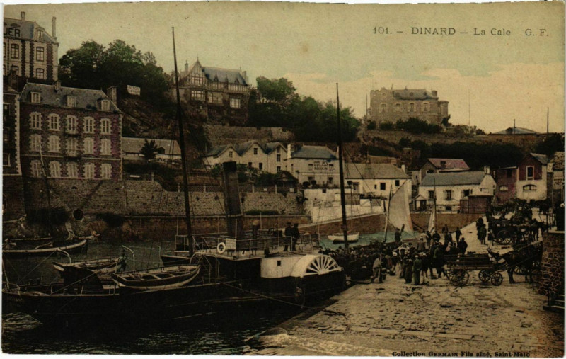 Carte postale ancienne Dinard- La Cale France à Dinard