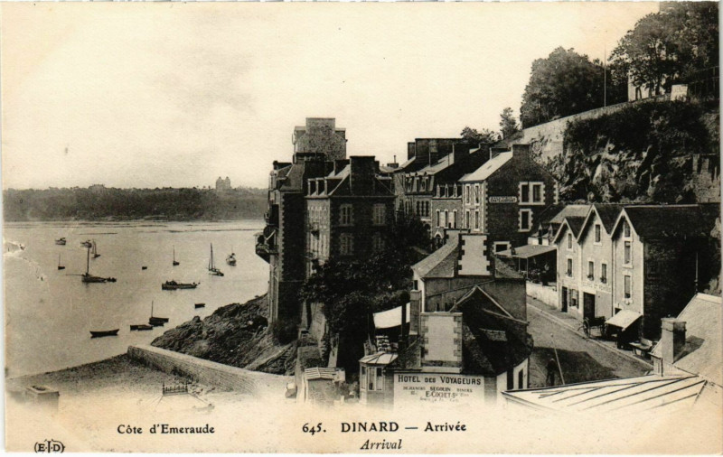 Carte postale ancienne Dinard- Arrivee France à Dinard