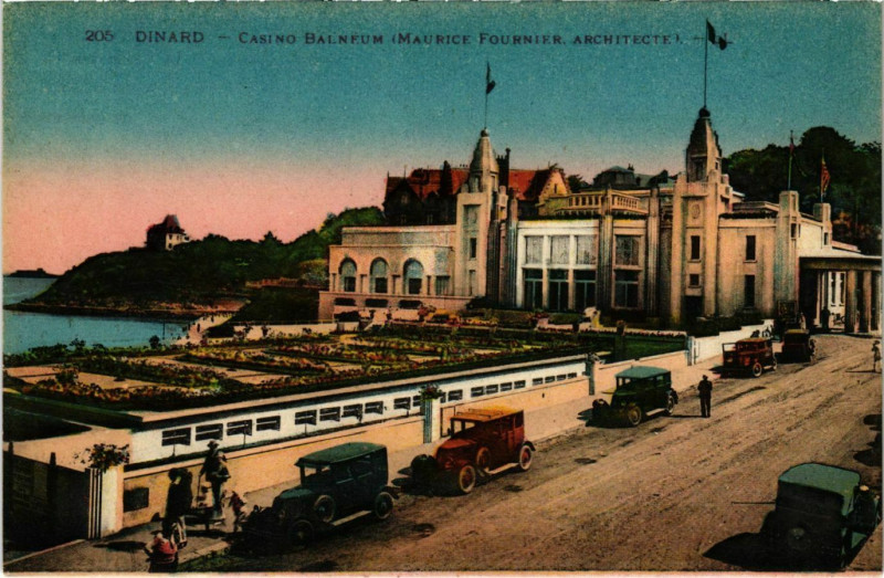 Carte postale ancienne Dinard- Casino Balneum France à Dinard
