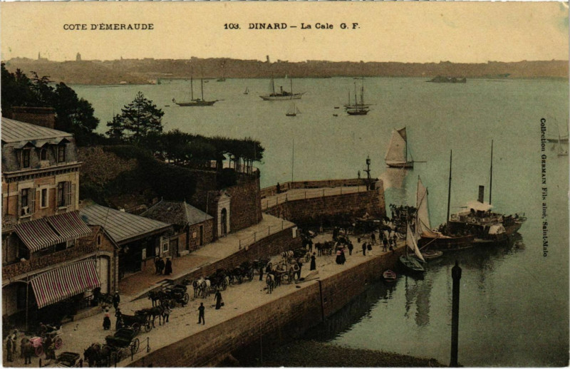 Carte postale ancienne Dinard- La Cale France à Dinard
