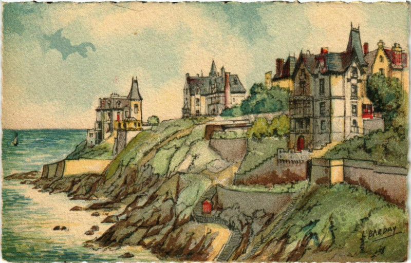 Carte postale ancienne Dinard- La Malouine France à Dinard