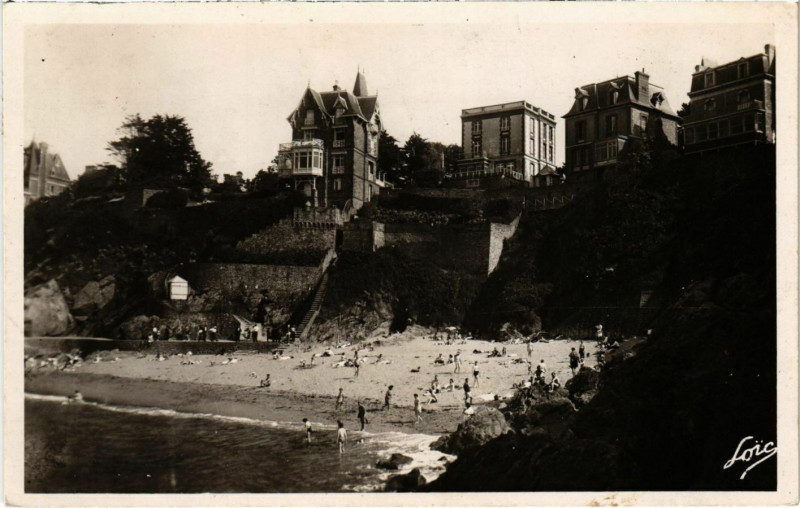 Carte postale ancienne Dinard- Plage de Port Salut France à Dinard