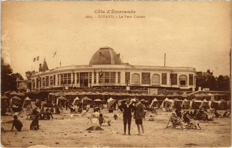 Carte postale ancienne Dinard- Le Petit Casino France à Dinard