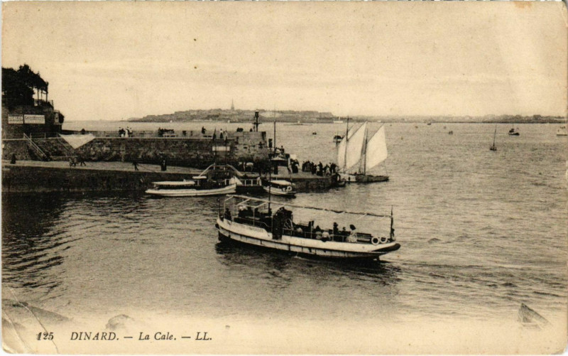 Carte postale ancienne Dinard- La Cale France à Dinard