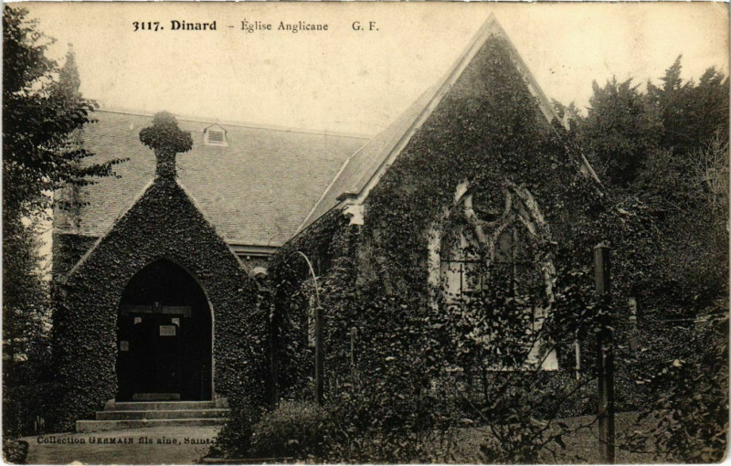 Carte postale ancienne Dinard- Eglise Anglicane France à Dinard