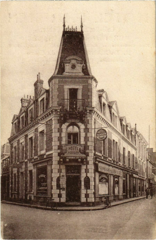 Carte postale ancienne Dinard- Hotel Parisien France à Dinard