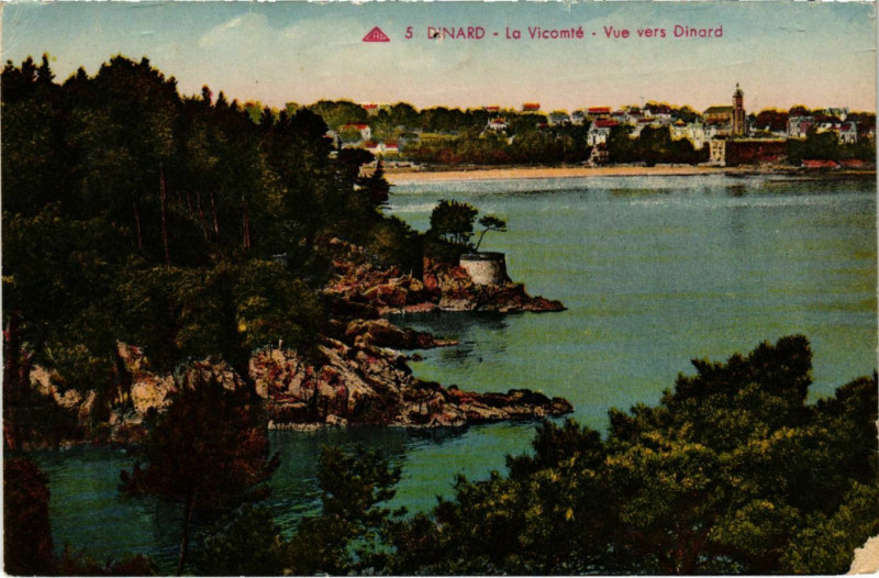 Carte postale ancienne Dinard- La Vicomte France à Dinard
