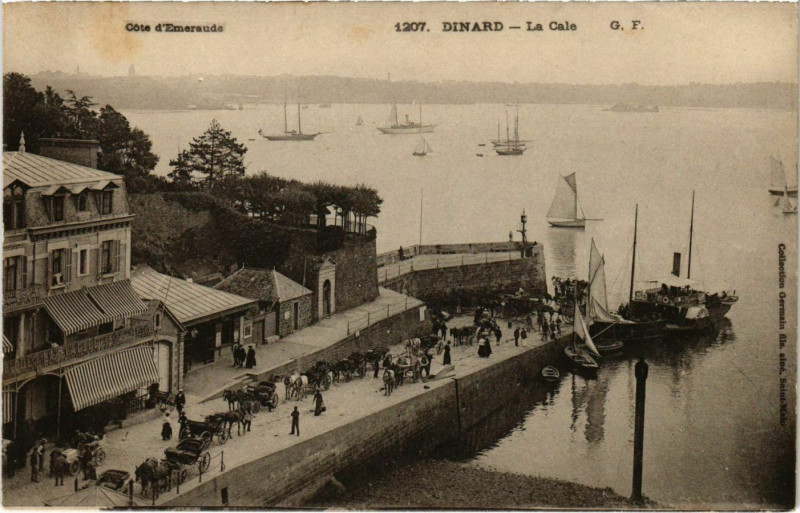Carte postale ancienne Dinard- La Cale France à Dinard