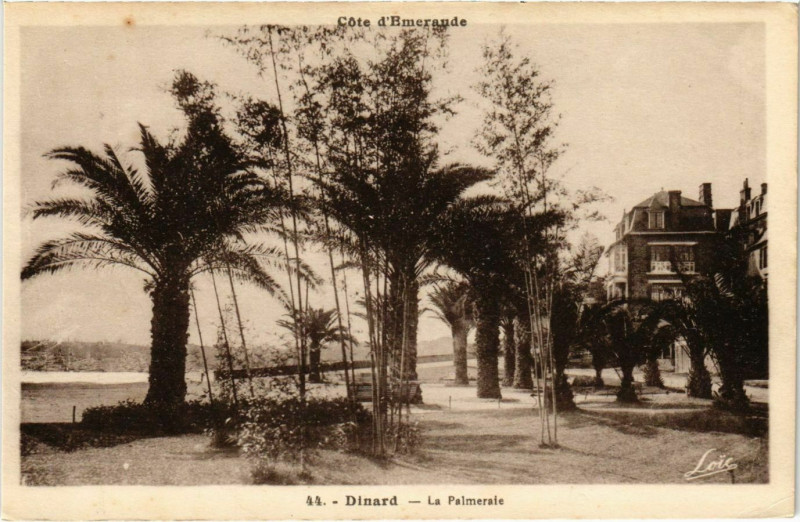 Carte postale ancienne Dinard- La Palmeraie France à Dinard