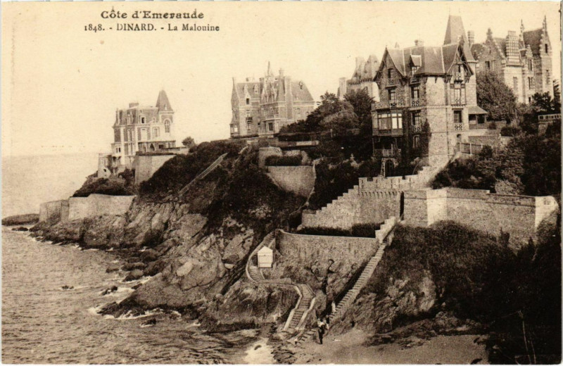Carte postale ancienne Dinard- La Malouine France à Dinard