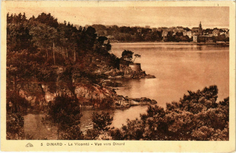 Carte postale ancienne Dinard- La Vicomte France à Dinard