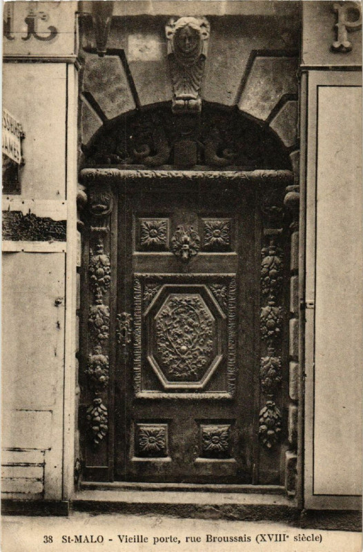 Carte postale ancienne Saint-Malo - Vieille porte à Saint-Malo