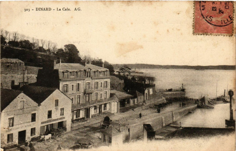 Carte postale ancienne Dinard - La Cale à Dinard